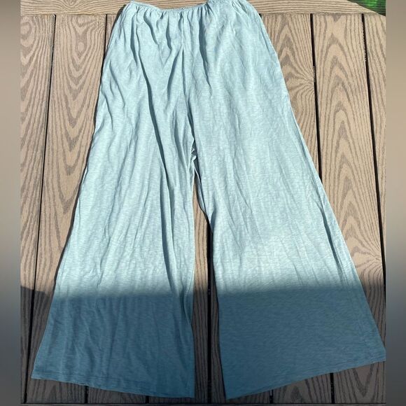 NWT American Eagle Wide Leg Green Blue Jumper small cutout halter boho - Picture 7 of 9